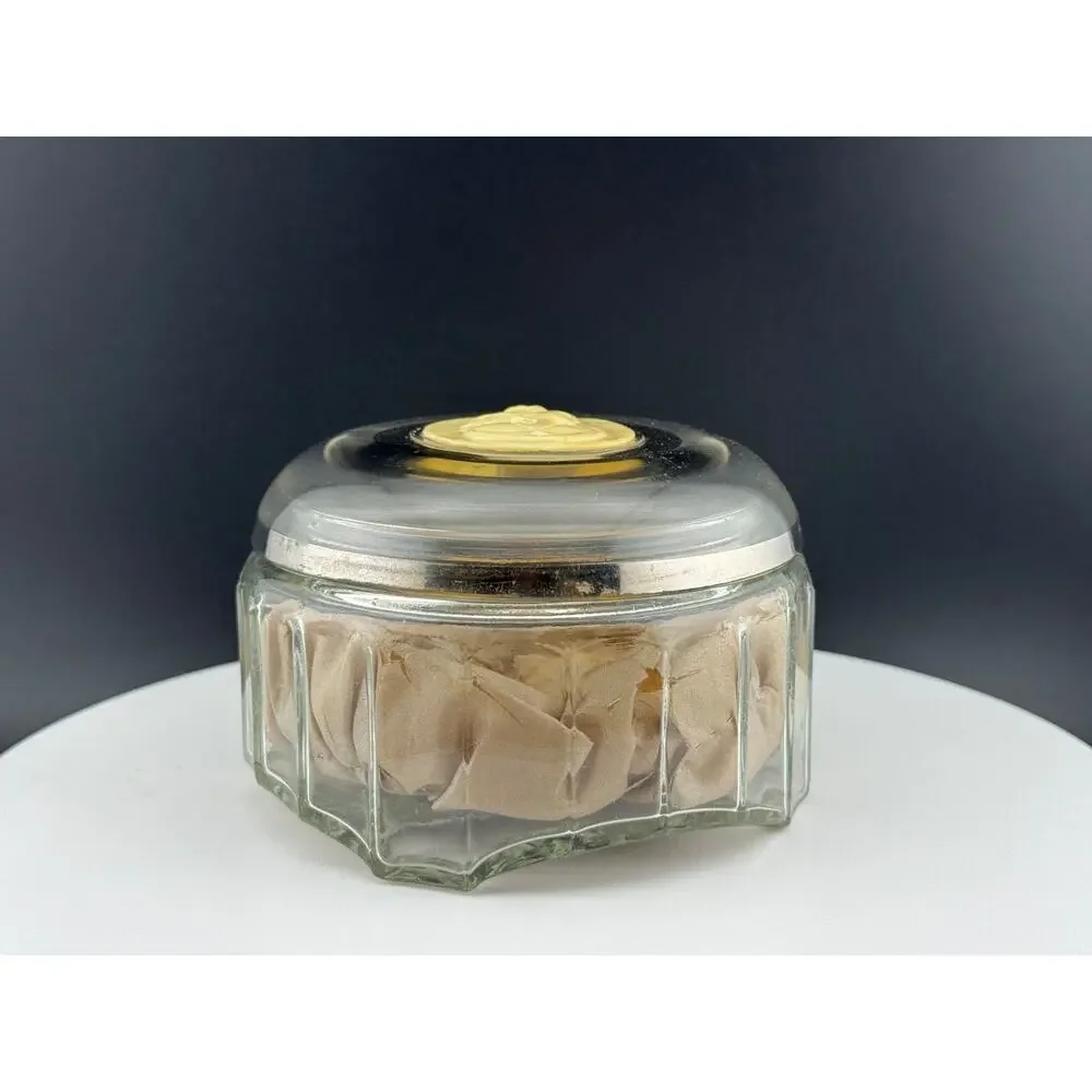 Vintage Celluloid Cameo Dresser Jar